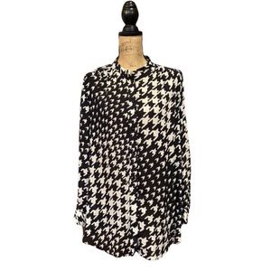 H&M houndstooth tunic